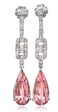 Elegant Drop Earring with Turquoise Sapphire and Blue Topaz A. Clunn