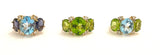 Large GUM DROP™ Ring with PERIDOT and Diamonds