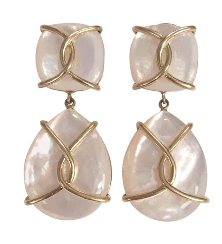18Karat Medium GUM DROP™ Earrings with Pearls and Diamonds