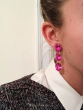 Elegant Drop Earring with Turquoise Sapphire and Blue Topaz A. Clunn