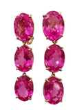Elegant Drop Earring with Turquoise Sapphire and Blue Topaz A. Clunn
