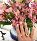 Citrine Emerald Cut Ring