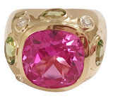 Citrine Emerald Cut Ring