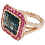 Citrine Emerald Cut Ring