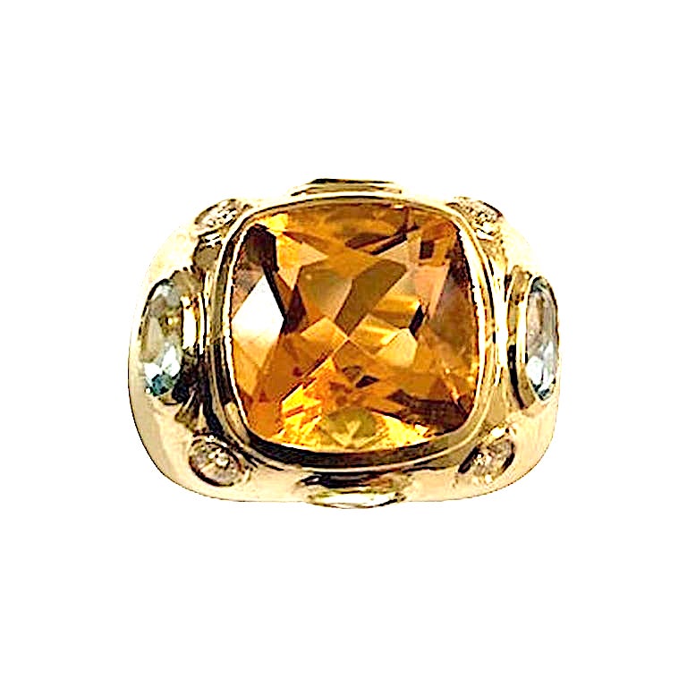 The BONHEUR Ring: 18kt Yellow Gold Domed Ring