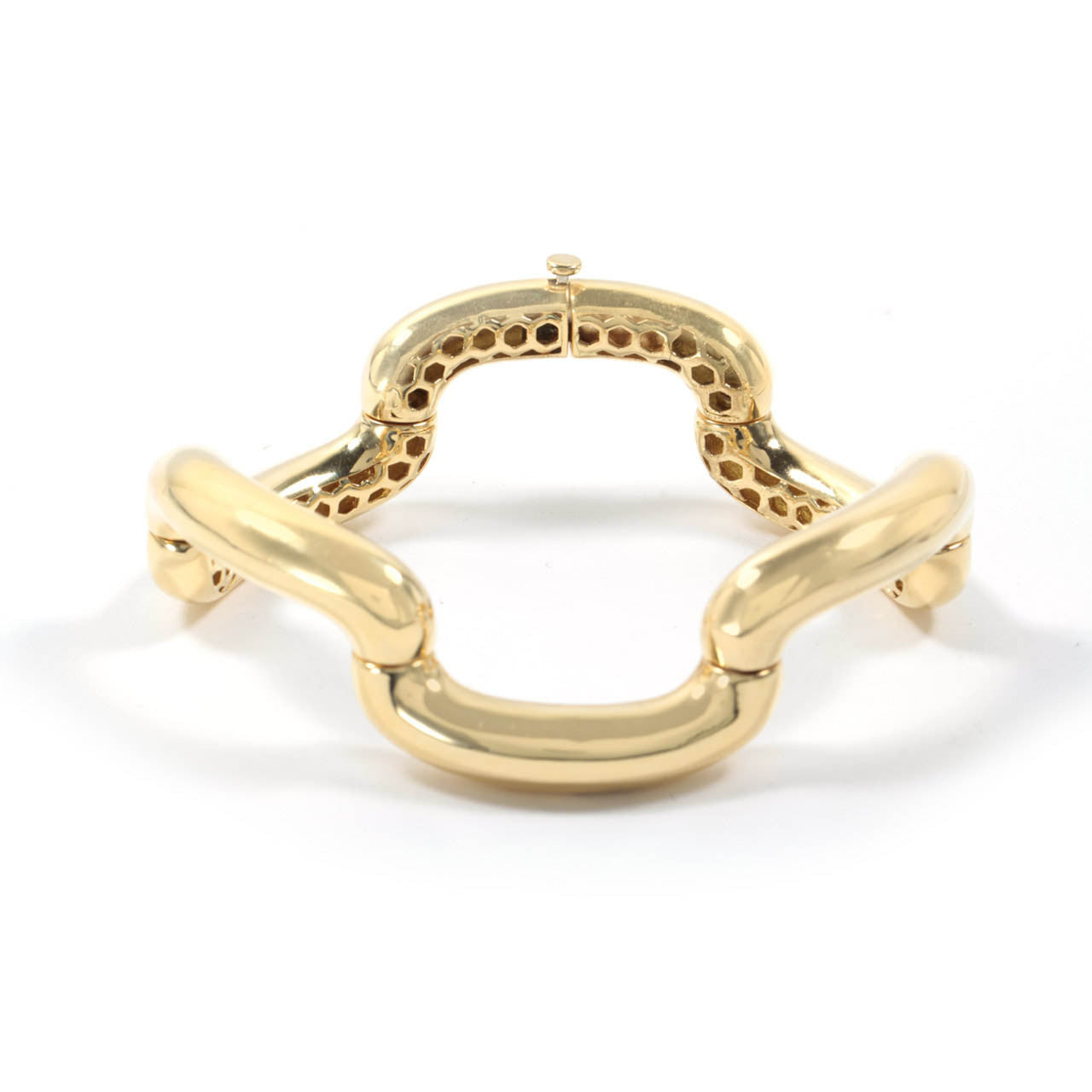 18kt Yellow Gold Tubular Bracelet