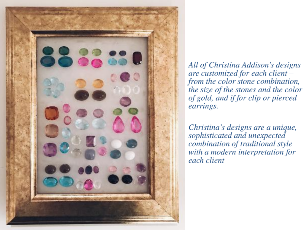 Blue Topaz and Iolite Three Stone Cushion Cut Ring