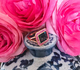 Citrine Emerald Cut Ring