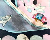 Medium GUM DROP™ Earrings with Deep Citrine and Pink Topaz and Diamonds