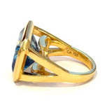 Citrine Emerald Cut Ring