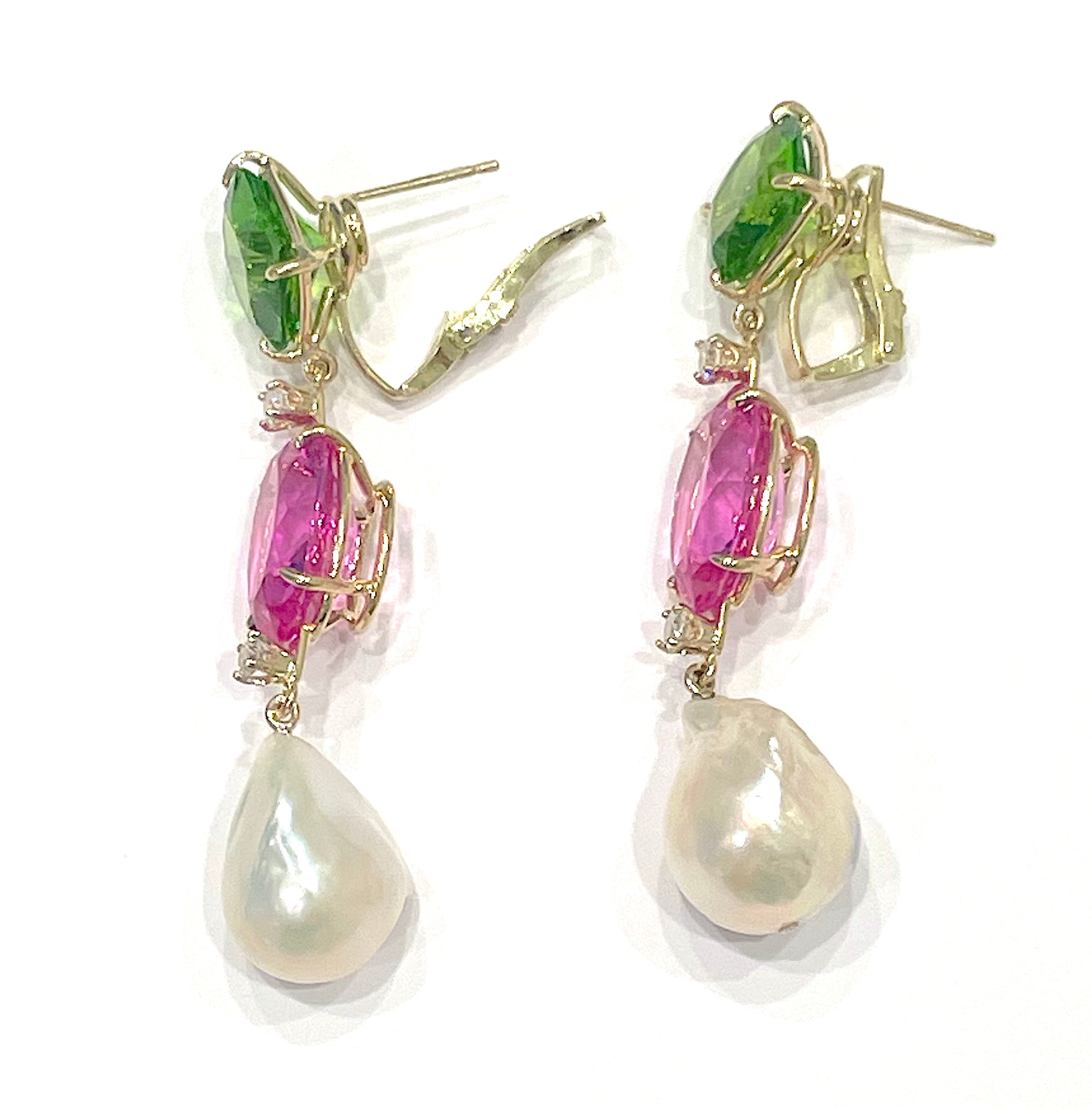 Elegant Gold Creole Earring  by David Webb