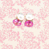 Medium 18kt Yellow Gold GUM DROP™ Two Toned Pink Topaz