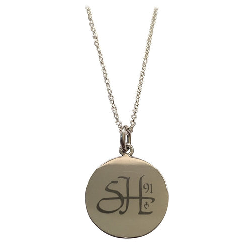 Personalized Silver First Communion Pendant Necklace