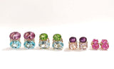 Mini GUM DROP™ ADELE Earrings with Citrine and Cabochon Smokey Topaz and Diamond