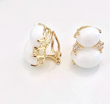 18Karat Medium Gum Drop™ Earrings with Pearls and Diamonds